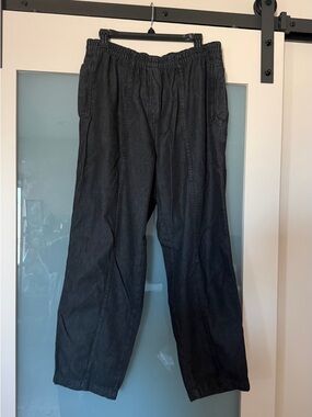 Roamans woman’s Elastic waist Blue Jeans (almost black) Size 18W